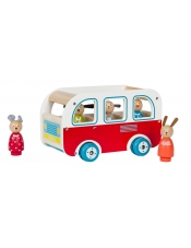 La Grand Famille Деревянный автобус c деревянной фигуркой собачка Julius 632422